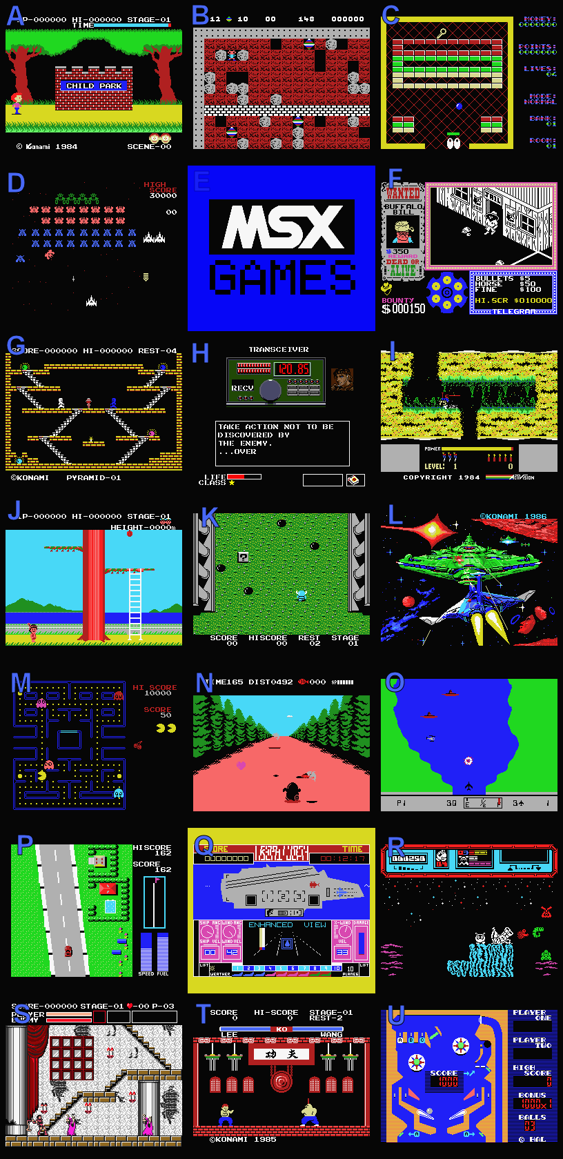 MSXgames screenshots